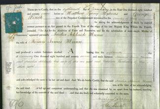 Deed by Married Women - Amelia Adelaide Munn-Original Ancestry