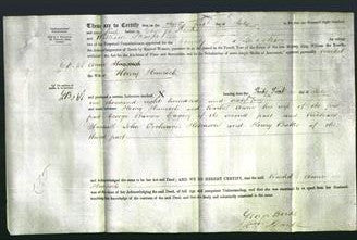 Deed by Married Women - Rachel Anne Hancock-Original Ancestry