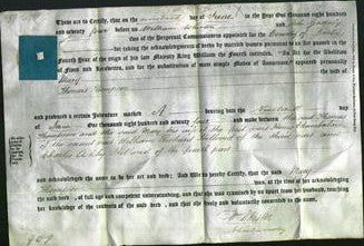 Deed by Married Women - Mary Thompson-Original Ancestry