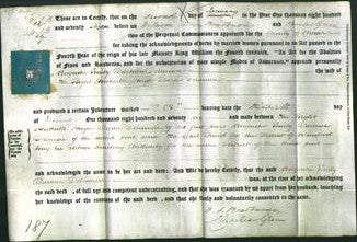 Deed by Married Women - Augusta Emily Delamore-Original Ancestry