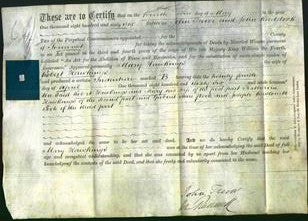 Deed by Married Women - Mary Hawkings-Original Ancestry