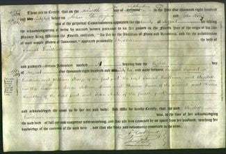 Deed by Married Women - Elizabeth Gwilliam-Original Ancestry