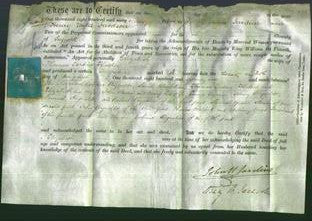 Deed by Married Women - Elizabeth Flather-Original Ancestry