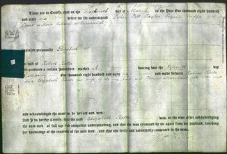 Deed by Married Women - Elizabeth Slater-Original Ancestry
