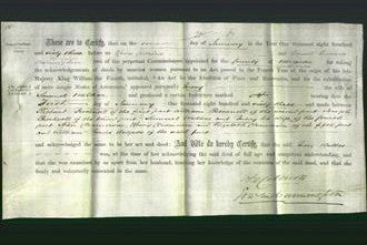 Deed by Married Women - Mary Walker-Original Ancestry