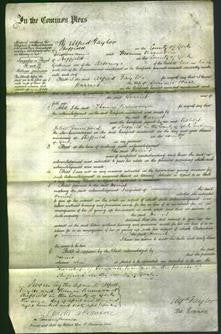 Court of Common Pleas - Harriet Hall-Original Ancestry