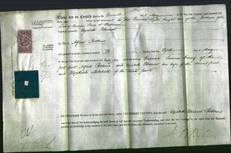 Deed by Married Women - Elizabeth Harriet Robbins-Original Ancestry