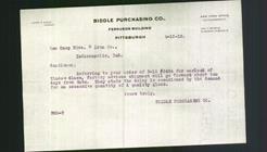 Letterhead - Biddle Purchasing Co.