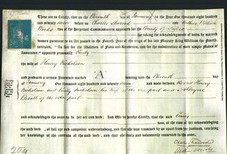 Deed by Married Women - Emily Nicholson-Original Ancestry