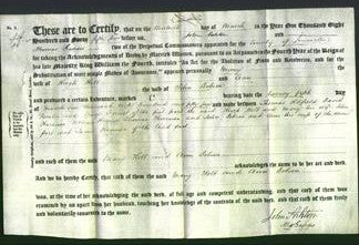 Deed by Married Women - Mary Holt and Ann Dobson-Original Ancestry