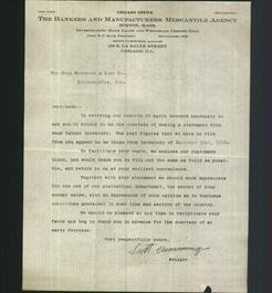 Letterhead - The Bankers and Manufacturers Mercantile Agency