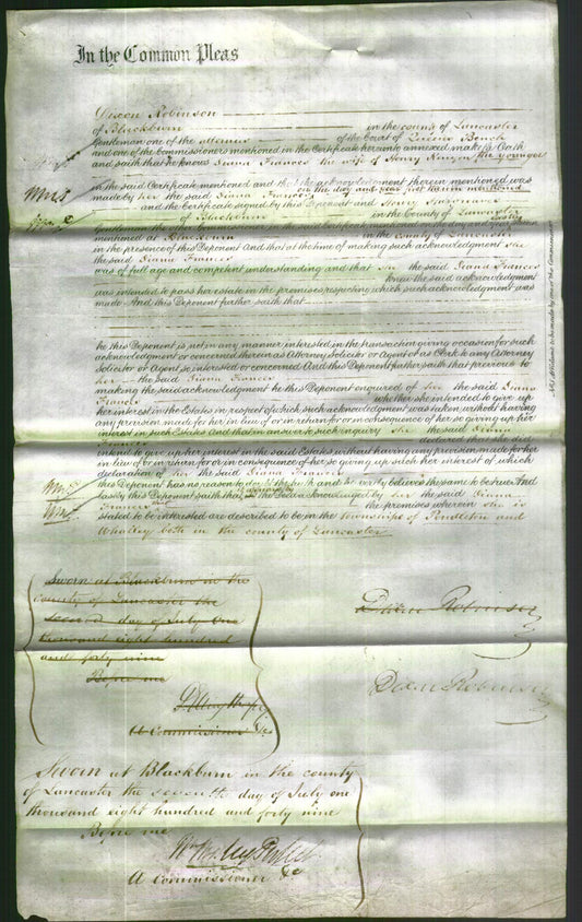 Court of Common Pleas - Diana Frances Kenyon