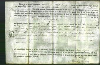 Deed by Married Women - Ann Wyatt Mumford-Original Ancestry