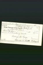 Wakefield, Massachusetts Payment Voucher - Fred Wood-Original Ancestry