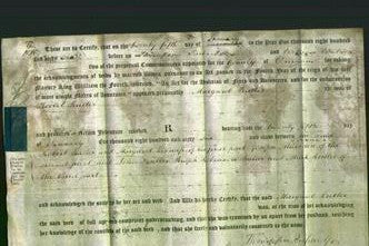Deed by Married Women - Margaret Rutter-Original Ancestry