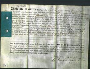 Deed by Married Women - Emily Harriet Chrinies-Original Ancestry