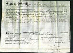 Deed by Married Women - Elizabeth Gavett-Original Ancestry