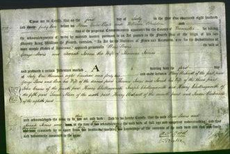 Deed by Married Women - Ann Lewis and Sarah Jones-Original Ancestry