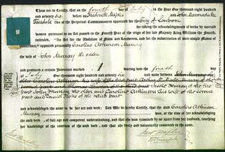 Deed by Married Women - Caroline Atkinson Murray-Original Ancestry