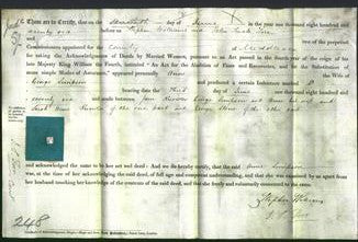 Deed by Married Women - Anne Simpson-Original Ancestry