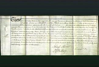 Deed by Married Women - Anna Maria Bendyshe-Original Ancestry