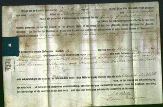Deed by Married Women - Elizabeth Tuthill-Original Ancestry