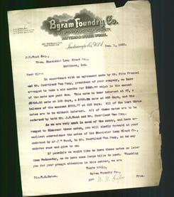 Letterhead - Byram Foundry Co.