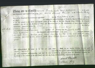 Deed by Married Women - Sarah Lambert-Original Ancestry