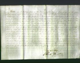 Deed by Married Women - Sarah Cross-Original Ancestry