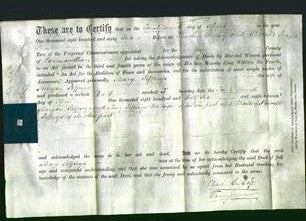 Deed by Married Women - Mary Jeffreys-Original Ancestry