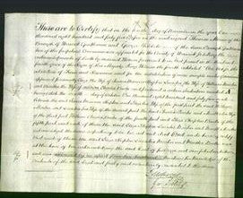 Deed by Married Women - Eliza Shipton, Lucretia Martin and Martha Bache-Original Ancestry