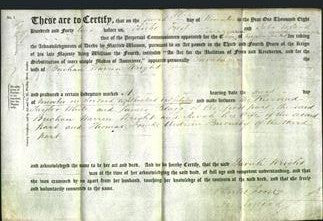 Deed by Married Women - Sarah Wright-Original Ancestry