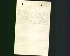 Business Letterhead - Mrs H. W. Brooks