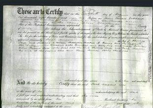 Deed by Married Women - Sarah Margaret Large-Original Ancestry