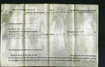 Deed by Married Women - Elizabeth Farr-Original Ancestry