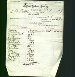 Bank Letterhead - First National Bank