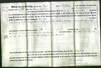 Deed by Married Women - Elizabeth Wood-Original Ancestry