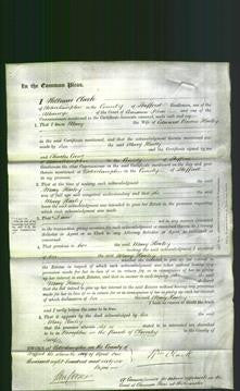 Court of Common Pleas - Mary Harley-Original Ancestry