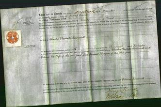 Deed by Married Women - Octavia Scammell-Original Ancestry