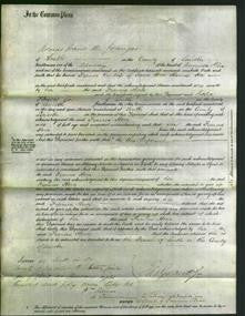 Court of Common Pleas - Frances Howe/Hoe-Original Ancestry