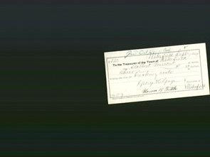 Wakefield, Massachusetts Payment Voucher - Adelbert Merrow-Original Ancestry