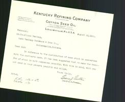 Letterhead - Kentucky Refining Company