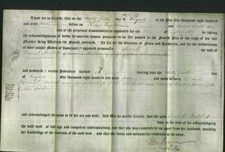Deed by Married Women - Sarah Mabbett-Original Ancestry