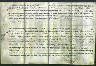 Deed by Married Women - Elizabeth Reynolds Collard-Original Ancestry