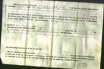 Deed by Married Women - Mary Kempton-Original Ancestry