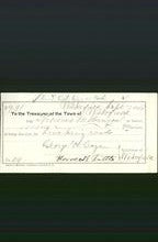 Wakefield, Massachusetts Payment Voucher - Thomas M. Hanson-Original Ancestry