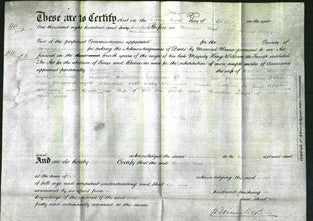 Deed by Married Women - Sarah Holloway-Original Ancestry