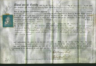 Deed by Married Women - Emily Adams-Original Ancestry
