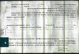 Deed by Married Women - Olivia Catharine Prince-Original Ancestry