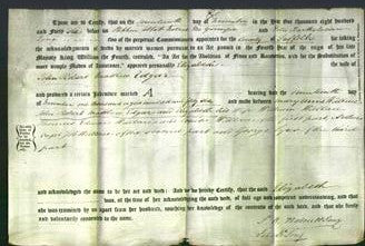 Deed by Married Women - Elizabeth Edgar-Original Ancestry